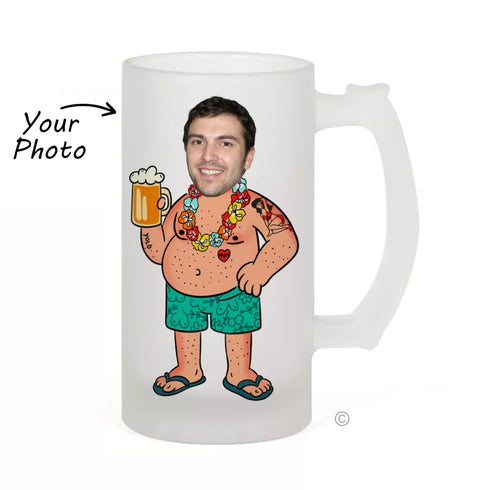 Personalised Summer Beer Glass